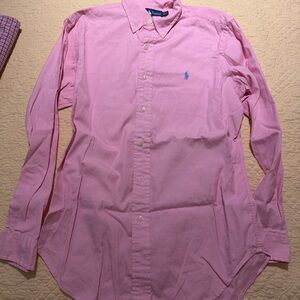 Polo by Ralph Lauren Men's Light Pink Casual Shirt